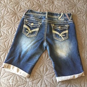 Amethyst jean shorts